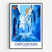 Chefchaouen Minimalist Wall Art