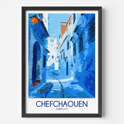 Chefchaouen Souvenir Poster Print