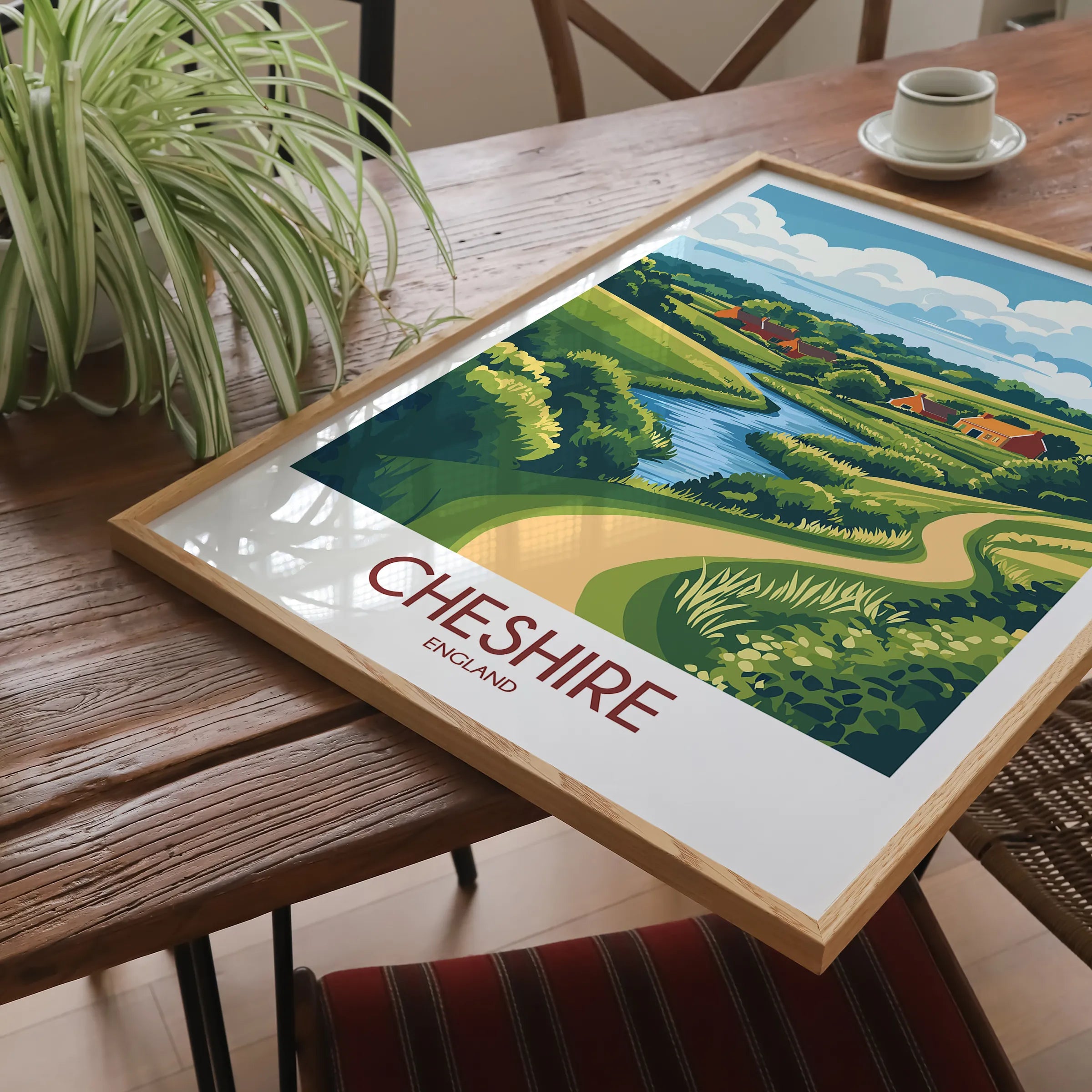 Cheshire Destination Art Gift