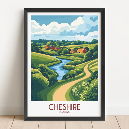 Cheshire Minimalist Wall Art