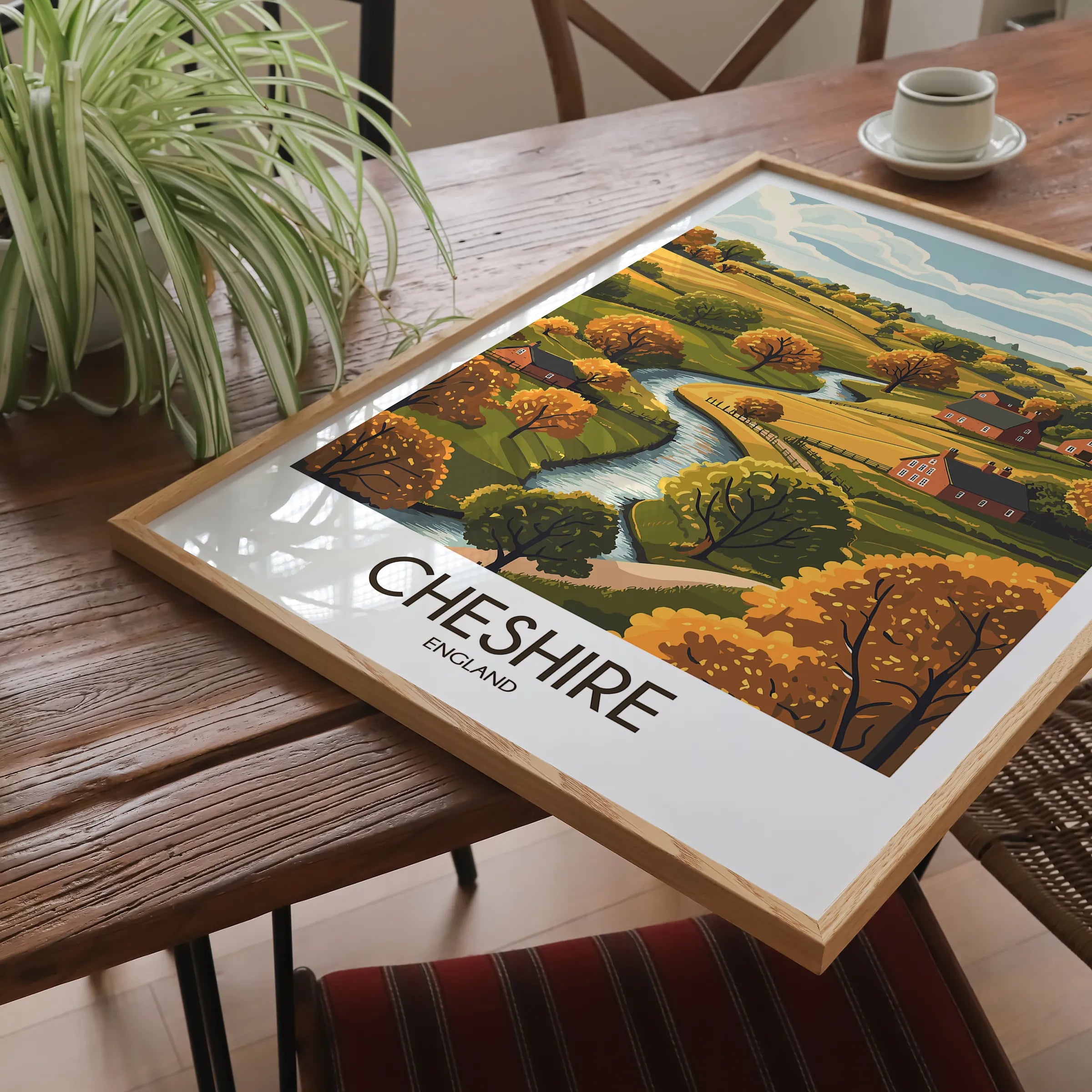 Cheshire Souvenir Poster Print