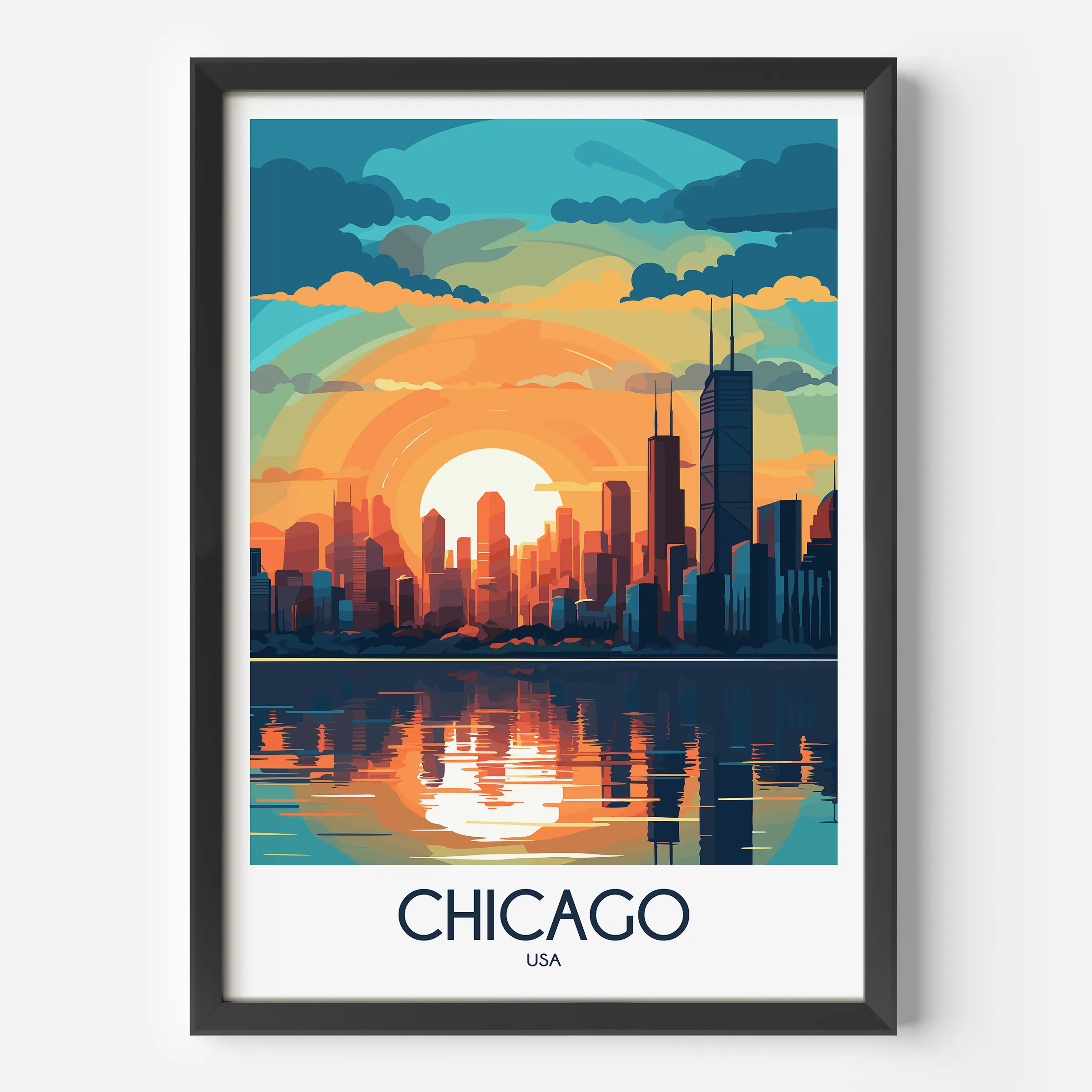 Chicago Destination Art Gift