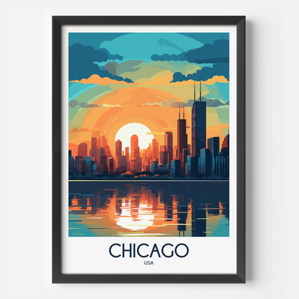 Chicago Destination Art Gift