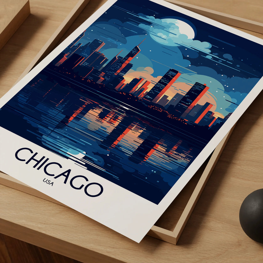 Chicago Minimalist Wall Art