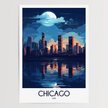Chicago Modern Travel Poster