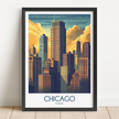 Chicago Scenic Landscape Art