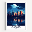 Chicago Souvenir Poster Print