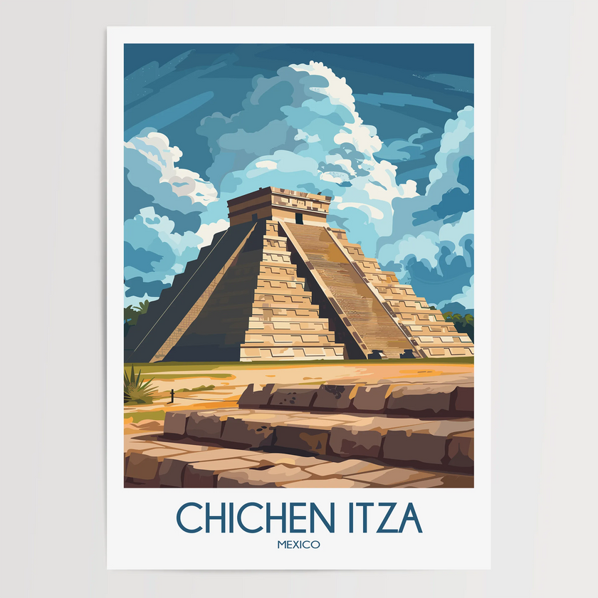 Chichen Itza Home Office Decor