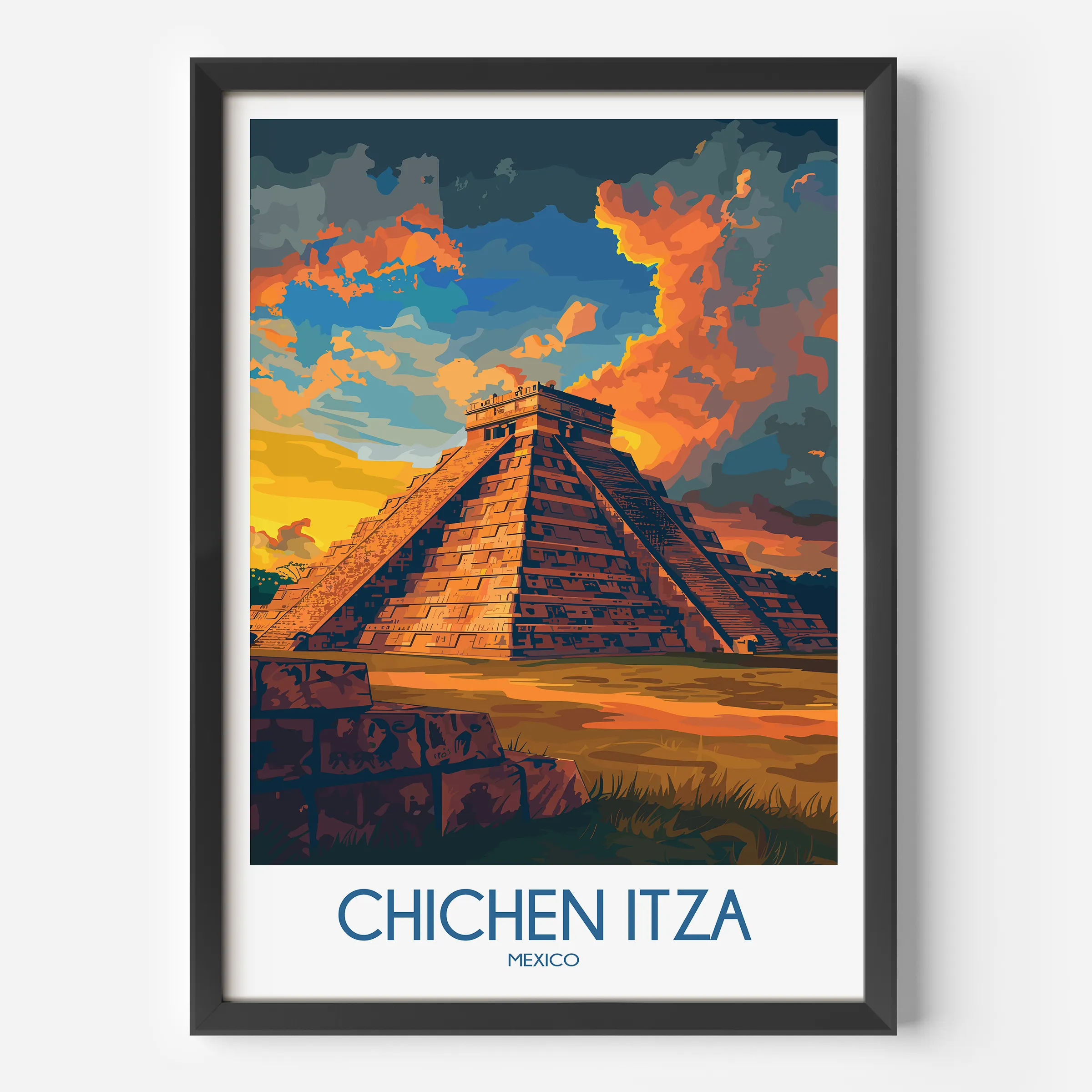Chichen Itza Home Office Decor