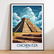 Chichen Itza Scenic Landscape Art