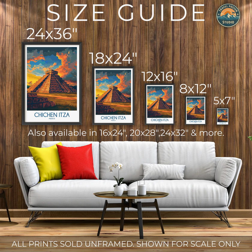 Chichen Itza Souvenir Poster Print