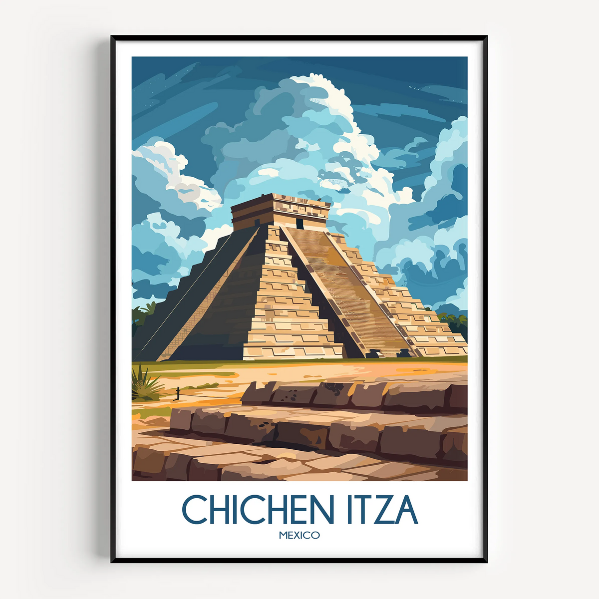 Chichen Itza Souvenir Poster Print