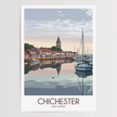 Chichester Modern Travel Poster