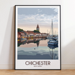 Chichester Retro Travel Illustration