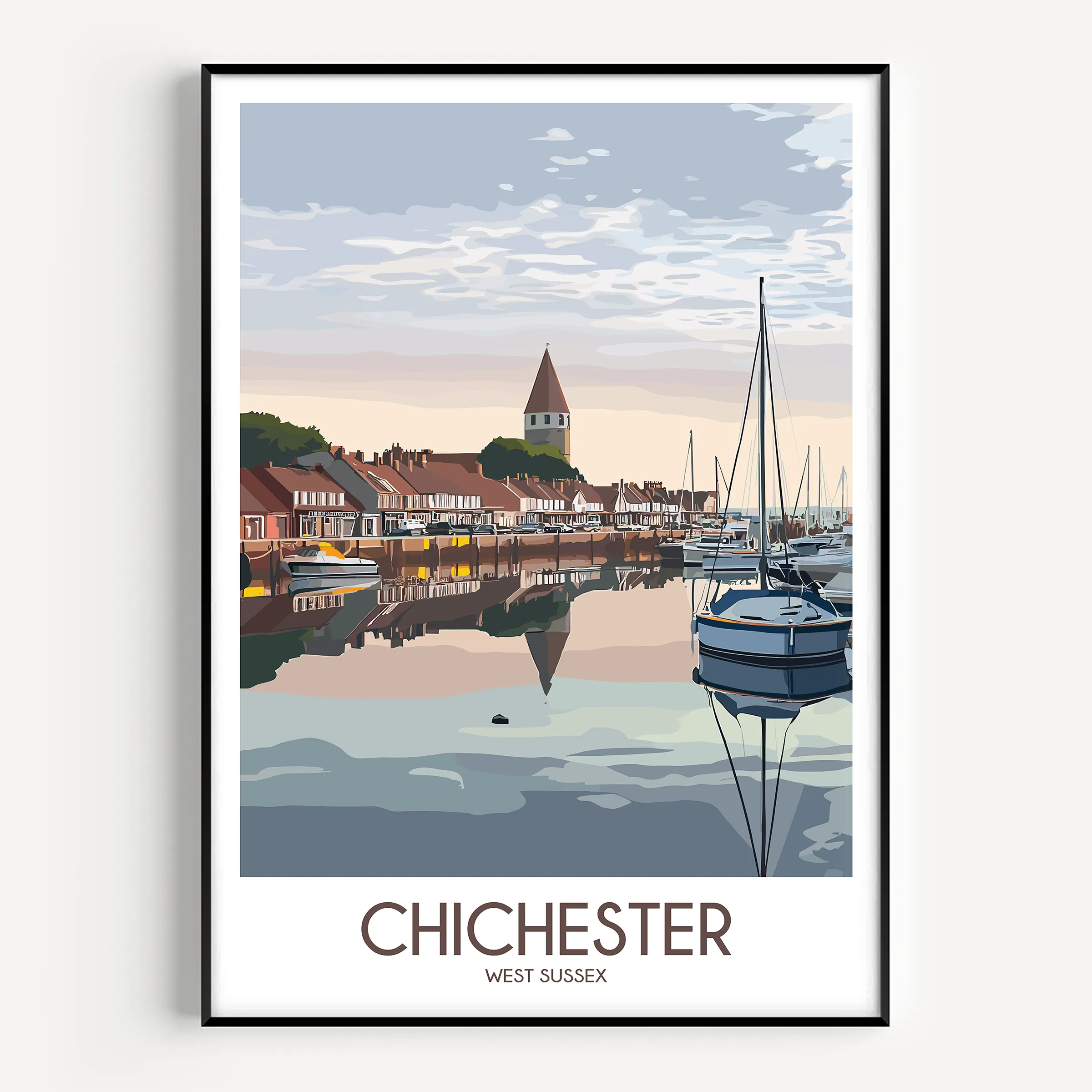 Chichester Souvenir Poster Print