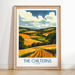 Chilterns Modern Travel Poster
