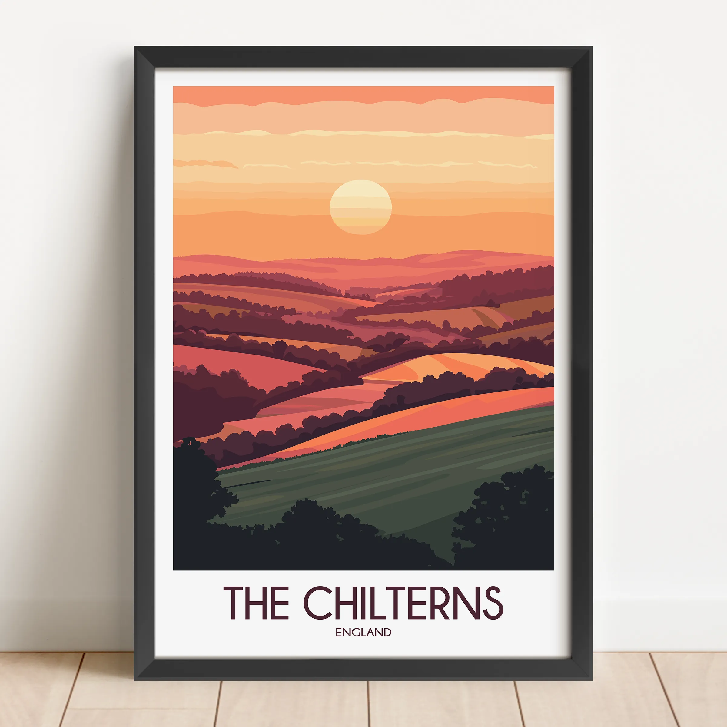 Chilterns Scenic Landscape Art