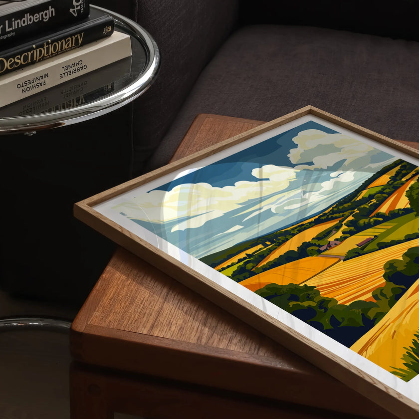 Chilterns Souvenir Poster Print