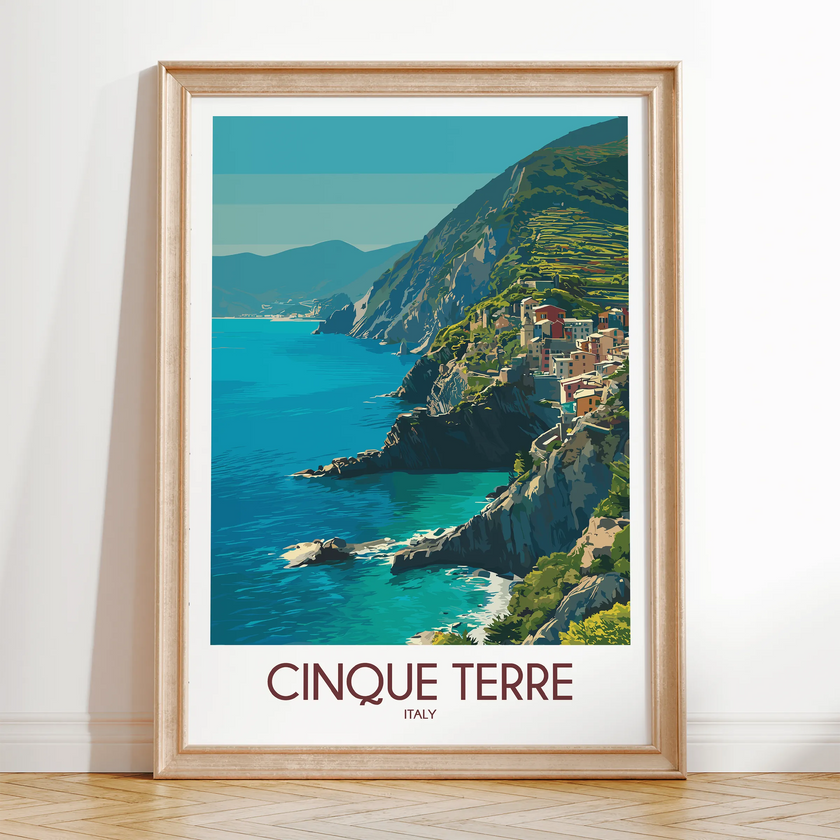 Cinque Terre Destination Art Gift