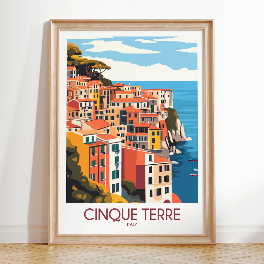 Cinque Terre Destination Art Gift