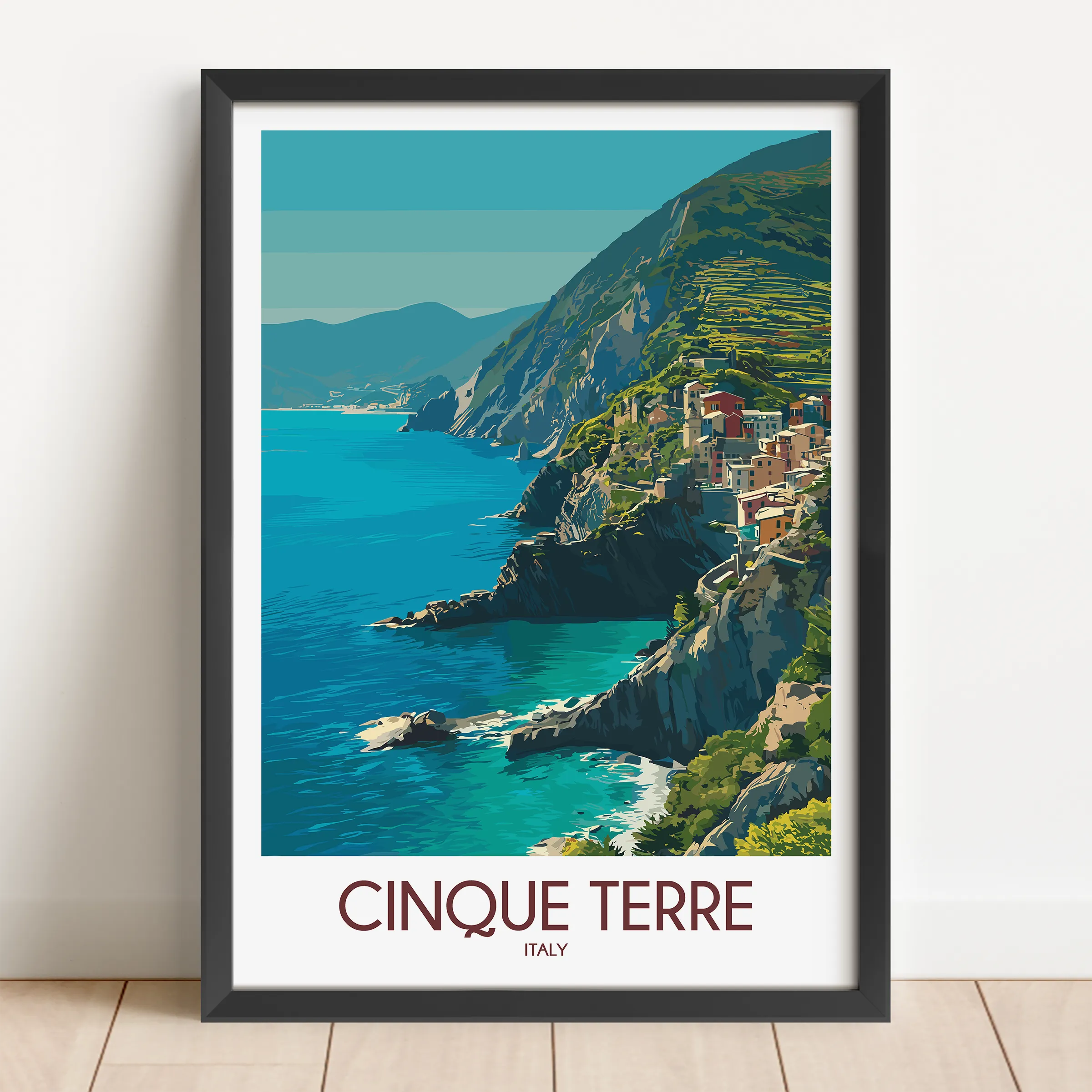 Cinque Terre Destination Art Gift