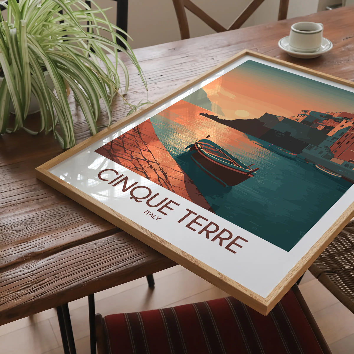 Cinque Terre Minimalist Wall Art