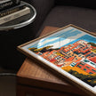 Cinque Terre Retro Travel Illustration