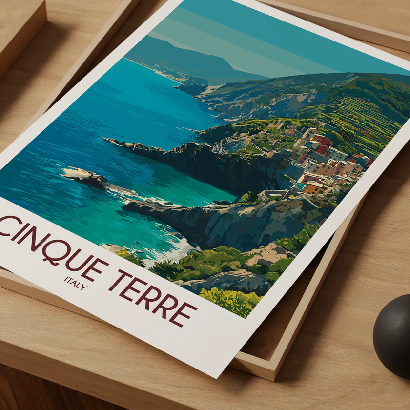 Cinque Terre Souvenir Poster Print