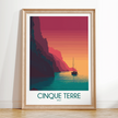 Cinque Terre Souvenir Poster Print