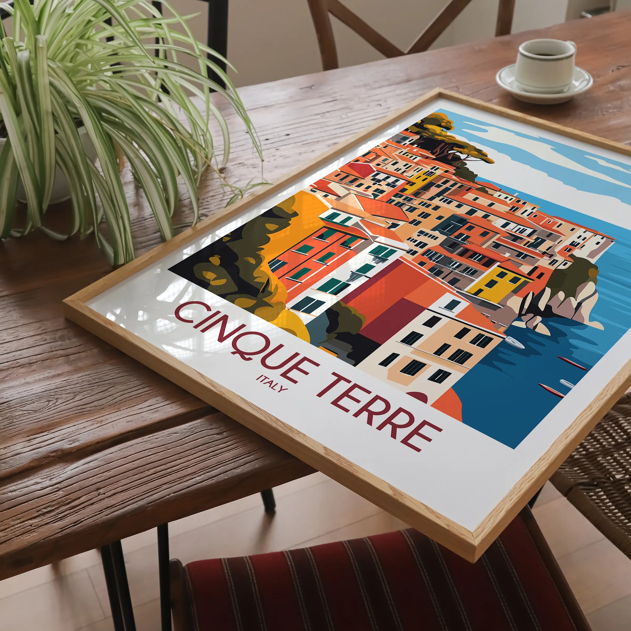Cinque Terre Souvenir Poster Print
