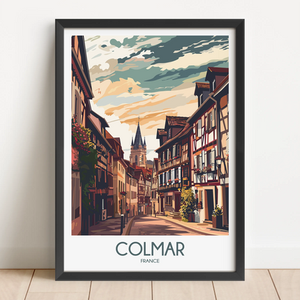Colmar Modern Travel Poster
