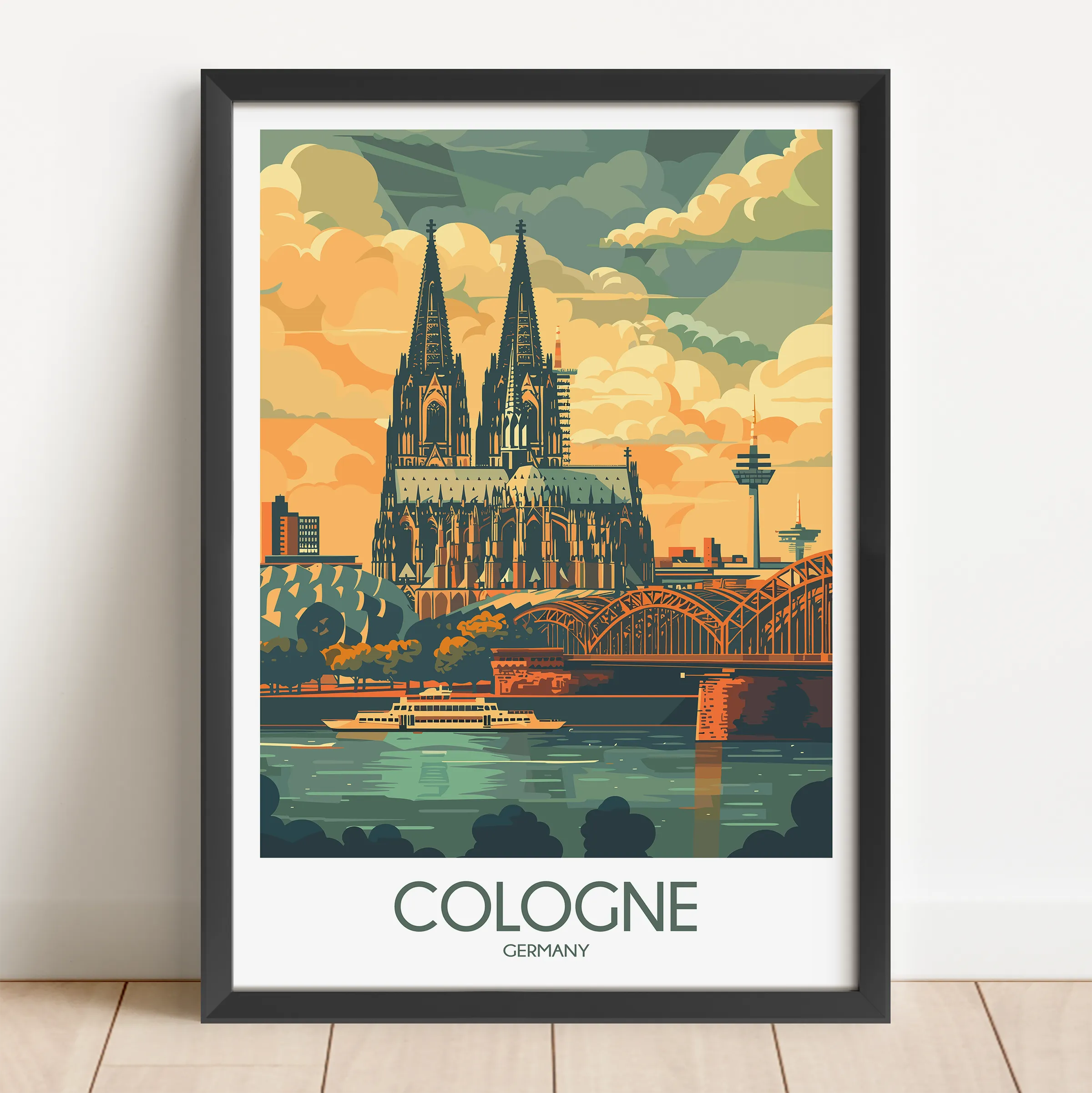 Cologne Destination Art Gift