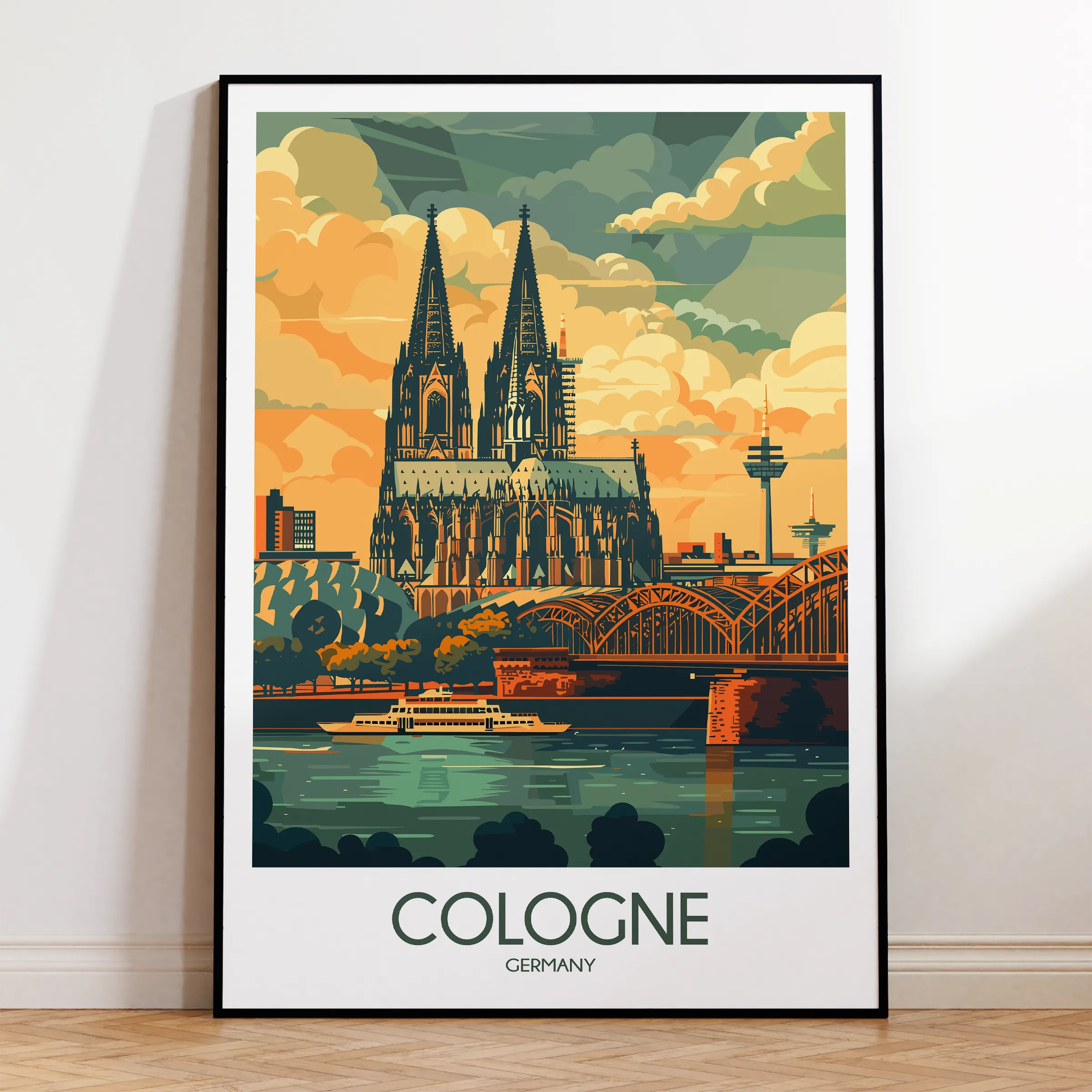 Cologne Minimalist Wall Art