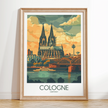 Cologne Modern Travel Poster