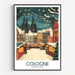 Cologne Souvenir Poster Print