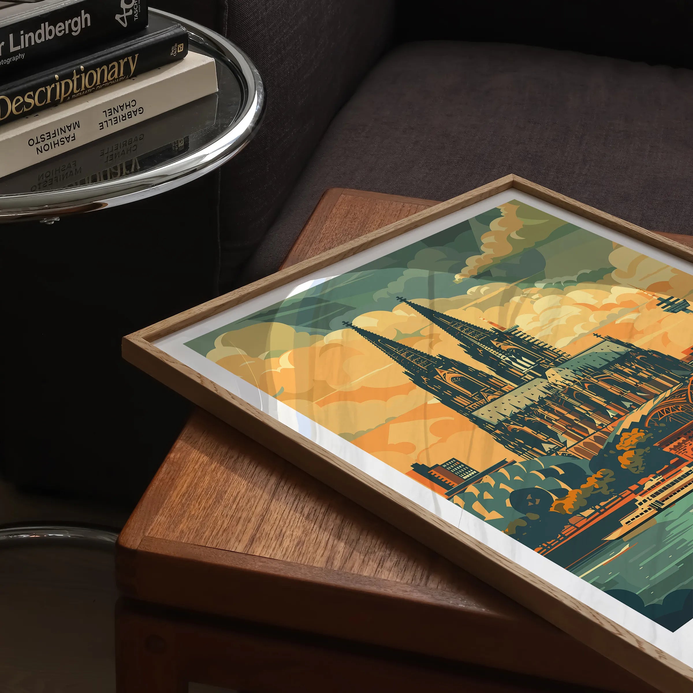 Cologne Vintage Style Print