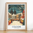 Cologne Vintage Style Print