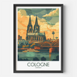 Cologne Vintage Style Print