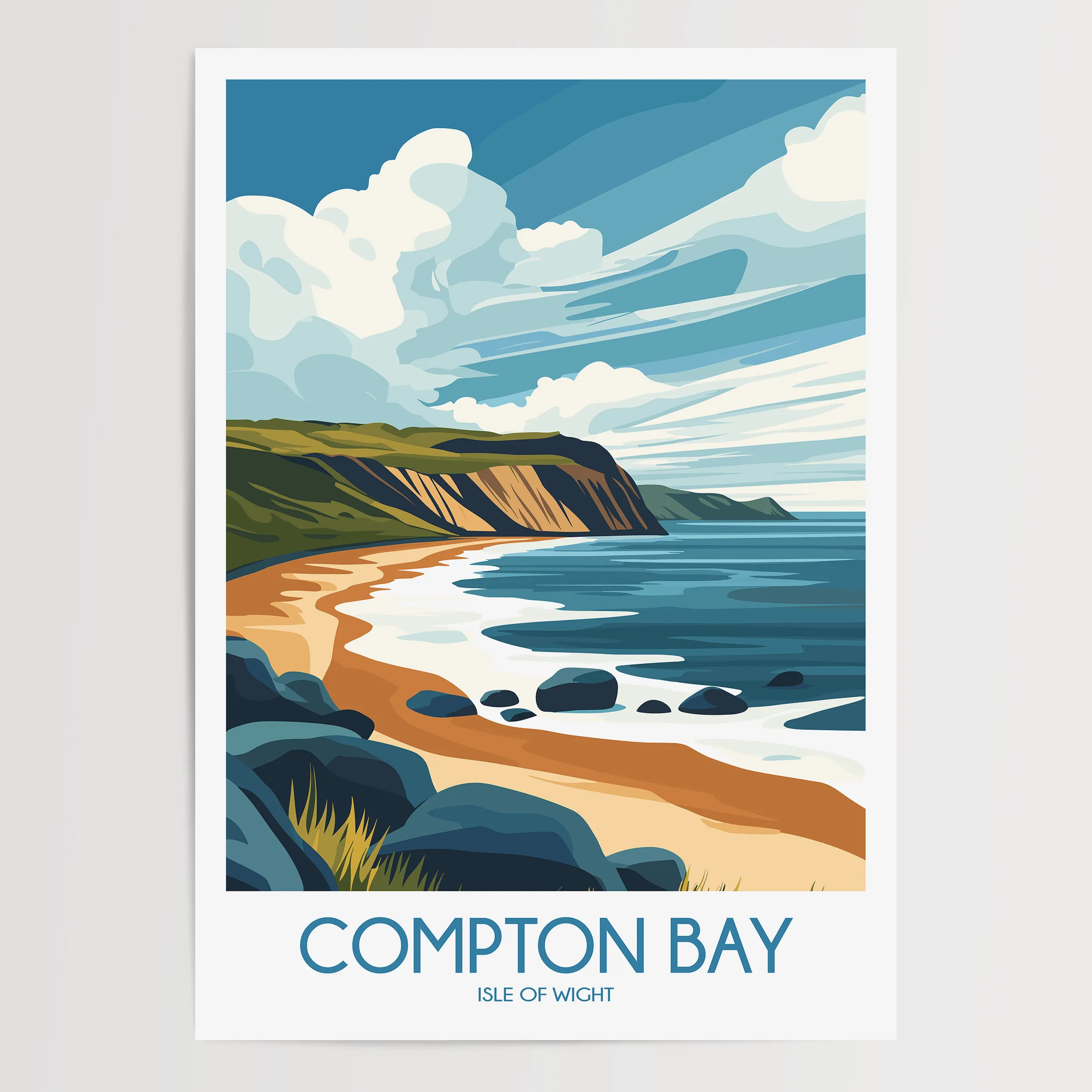 Compton Bay Minimalist Wall Art