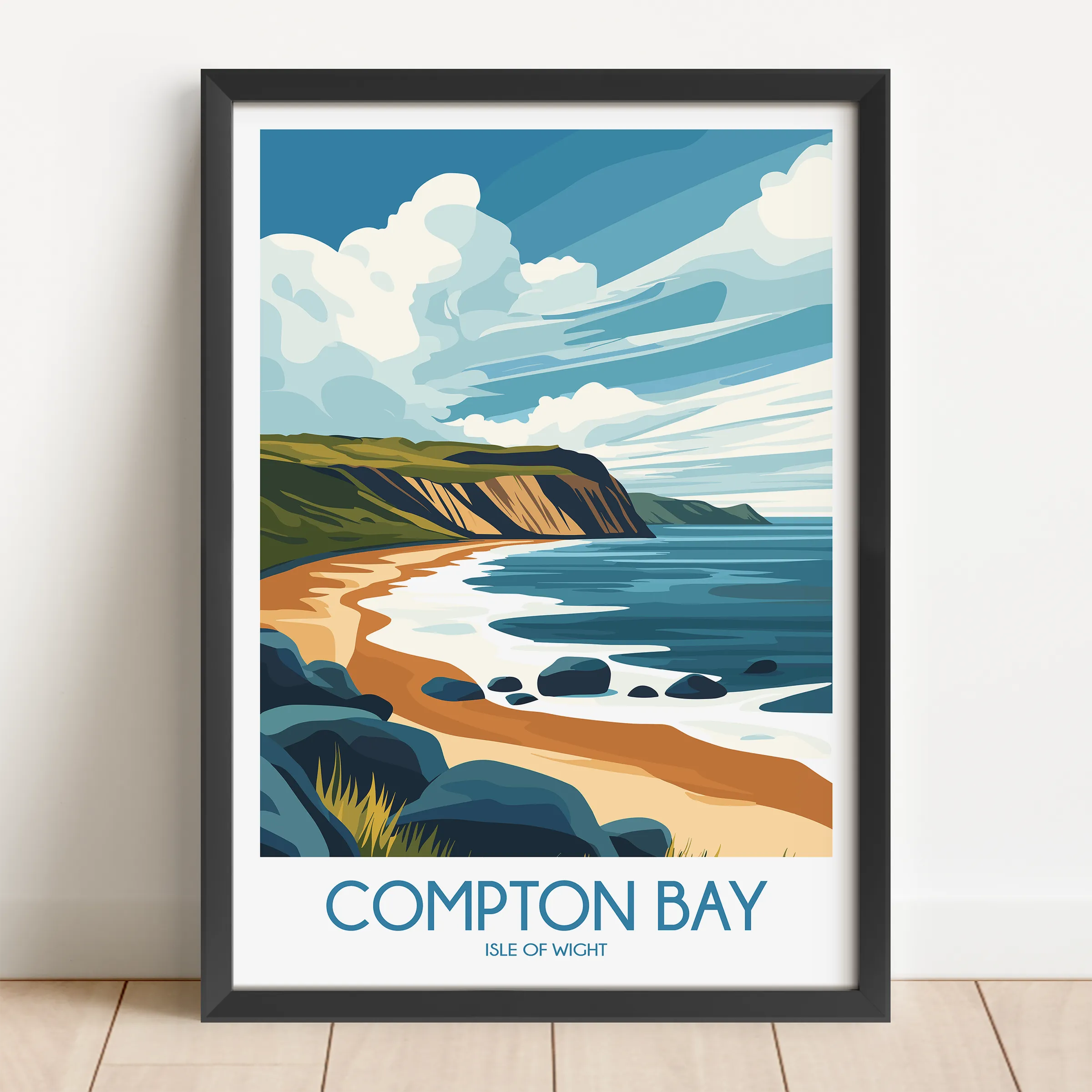 Compton Bay Vintage Style Print