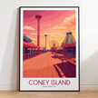 Coney Island Destination Art Gift