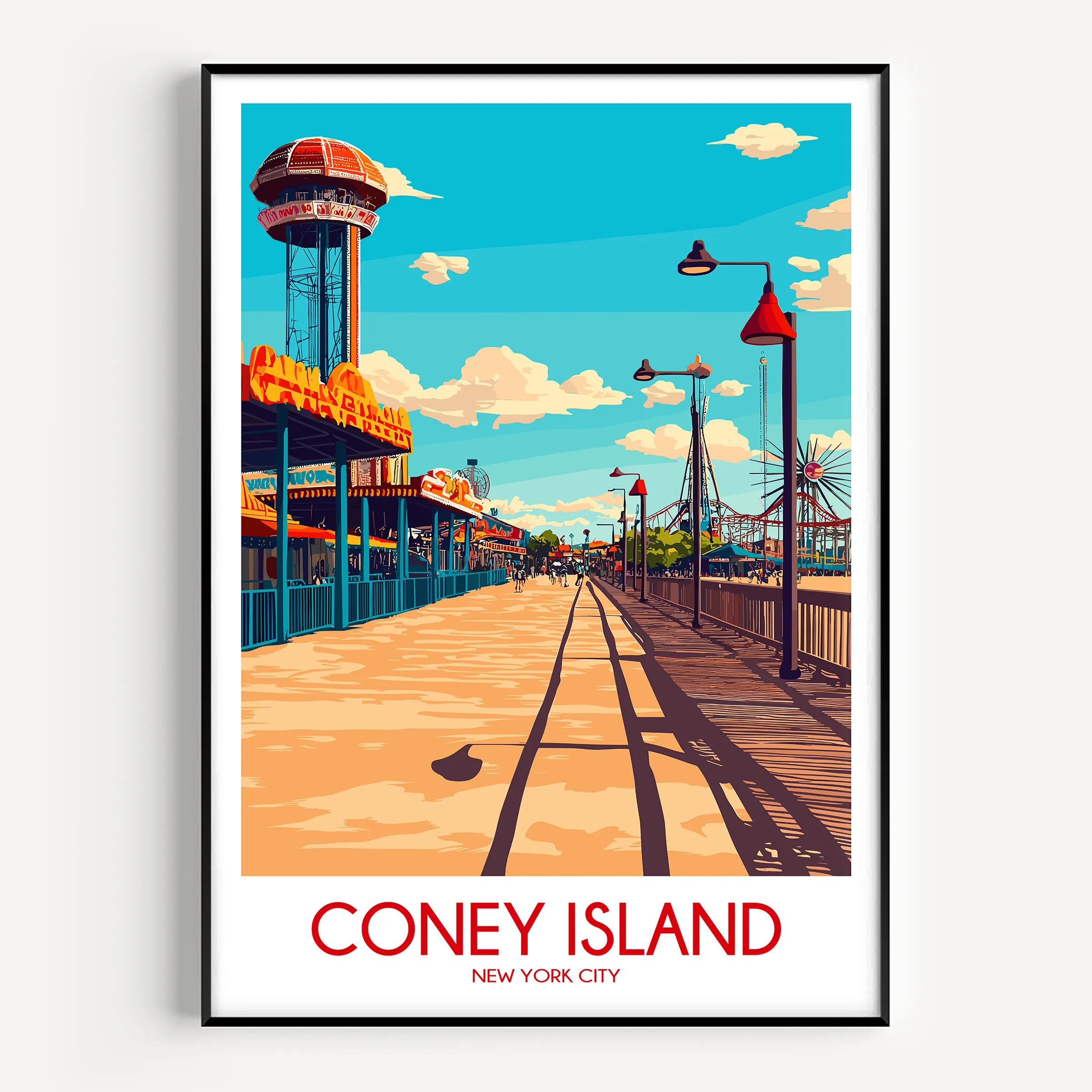 Coney Island Destination Art Gift