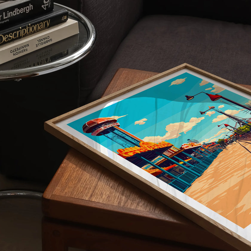 Coney Island Home Office Decor