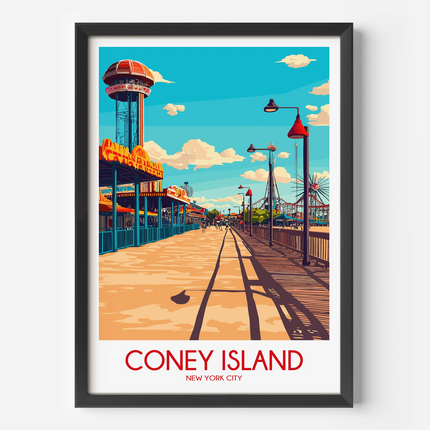 Coney Island Home Office Decor
