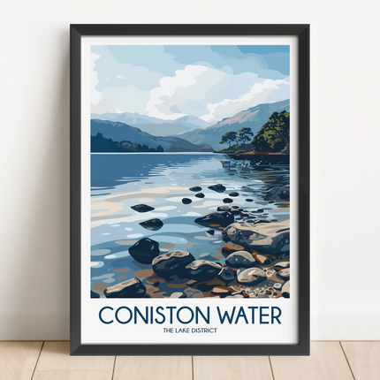 Coniston Water Minimalist Wall Art