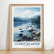 Coniston Water Vintage Style Print