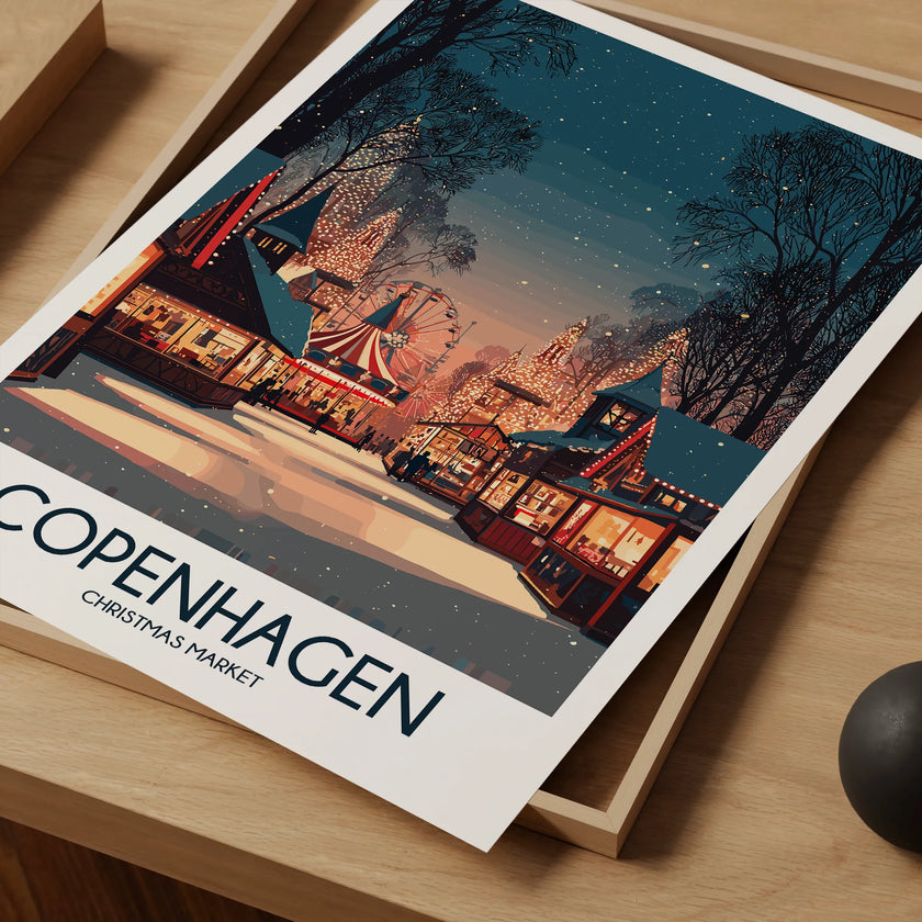 Copenhagen Destination Art Gift