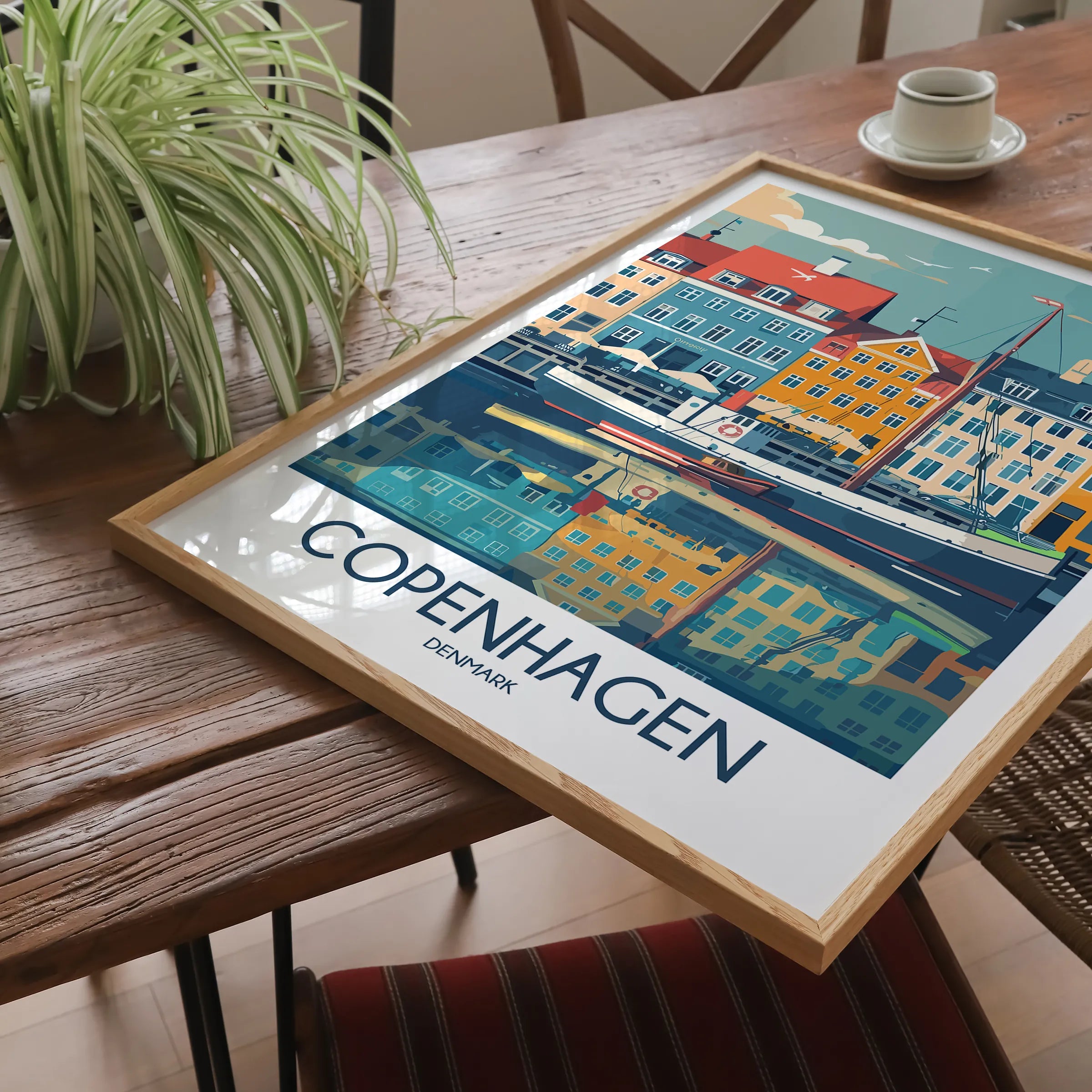 Copenhagen Destination Art Gift