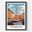 Copenhagen Destination Art Gift