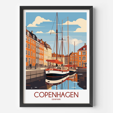 Copenhagen Destination Art Gift